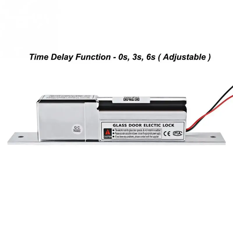 2 линии DC 10-В 18 в низкая температура Электрический врезной падение болт дверной замок таймер Индукционный электронный дверной замок система контроля доступа - Цвет: With Time Delay