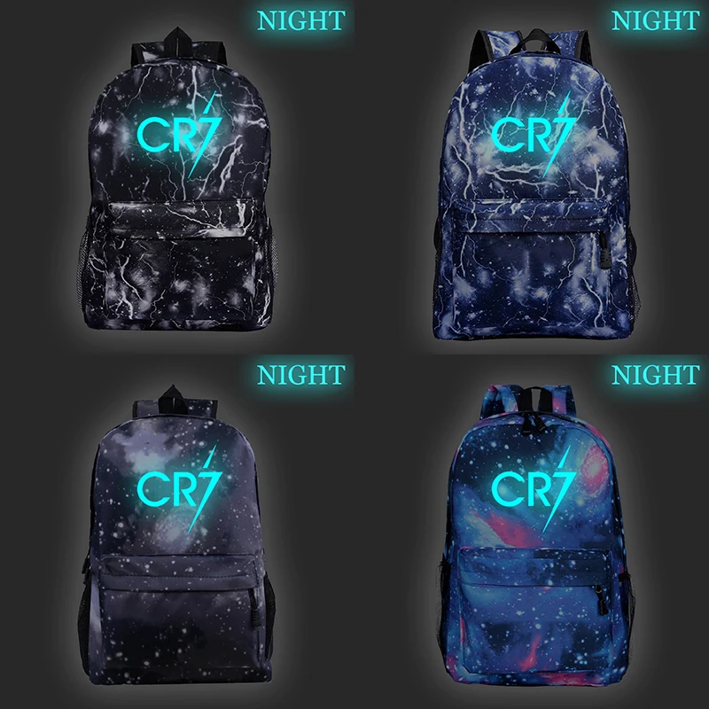 

Cristiano Ronaldo CR7 Backpack Teenage Girl School Bags Laptop Backpack Mochilas Mujer 2019 Travel Back Pack Canvas Mochila