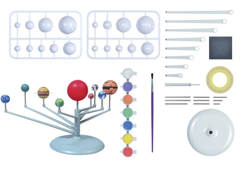 21cm Diy 3d Simulation Model Solar System Nine Planets Toy