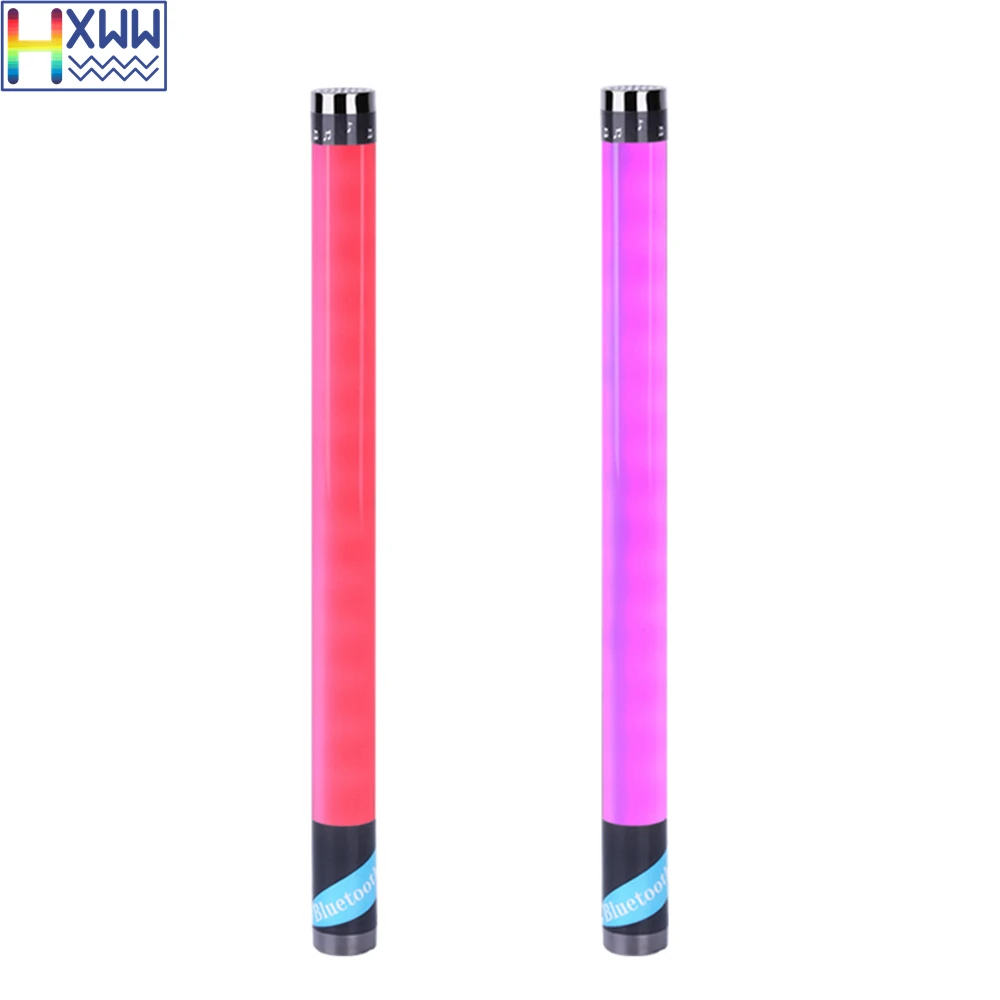 

HXWW Wireless loudspeaker home decoration dancing colored LED light stick Bluetooth speaker for party