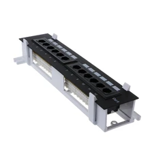 Network Tool Kit 12 Port CAT6 Patch Panel RJ45 Networking Wall Mount Rack Mount Bracket networking lab practice kit