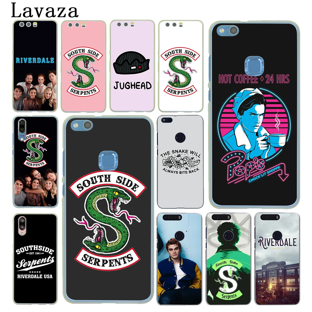 

Lavaza Riverdale South Side Serpents Case for Huawei Y9 Y7 Y6 Prime 2019 2018 Honor 20 8C 8X 8 9 9X 10 Lite 7C 7X 6A 7A Pro