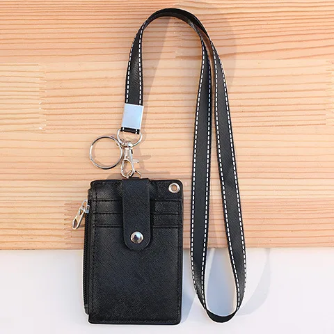 

PU Leather Business Card Display Business Card Holder Case Korean Style