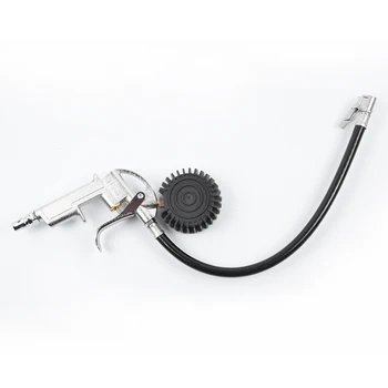 

PRO 220 Psi Car Bike Tire Inflator With Air Pressure Gauge Pistol Chuck Hose Hot