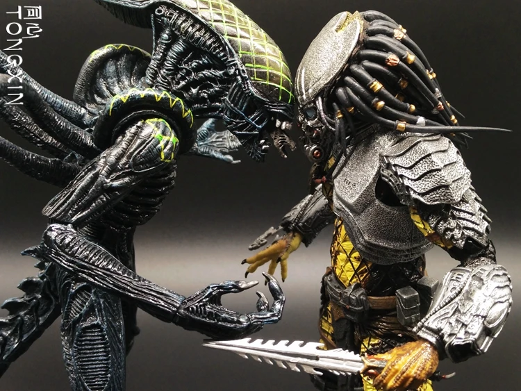 NECA AVP Aliens vs. Predator серия Young Blood/Elder Predator Охотник на змею фигурка игрушки 18 см