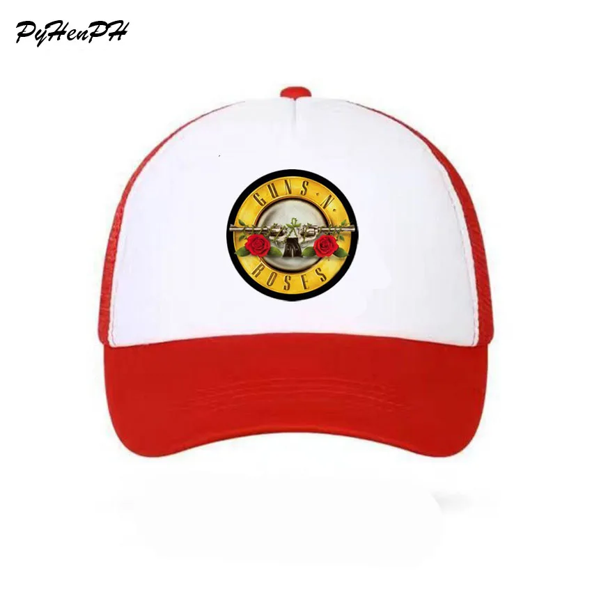 

Fashion Cap Print Guns N Roses Led Zeppelin Baseball Cap Men Hip Hop black HatWomen Men Adult Unisex Caps