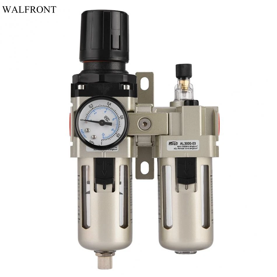 

1Pcs Air Filter Regulator AC3010-03 Aluminum Alloy Compressed Air Pressure Regulator Moisture Trap Water Filter 3/8