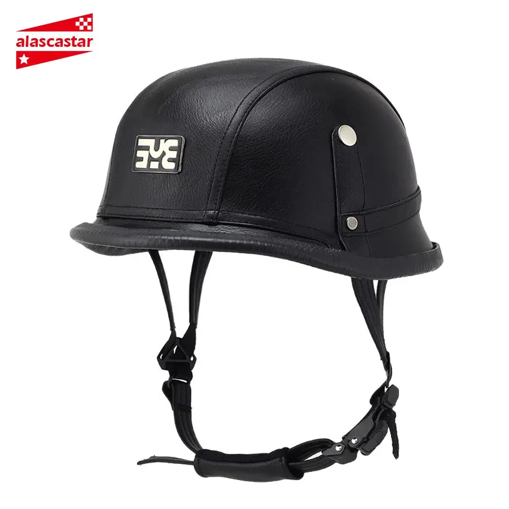

BYE Retro Motorcycle Helmet Men Half Face Capacete Cascos Moto Helmet Motocicleta Motocross Riding Motorbike Helmet Motorcycle