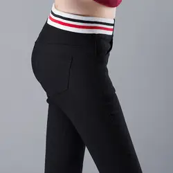 Новые Большие размеры носить леггинсы брюки утолщенной Облегающие штаны женские эластичные узкие брюки женские на осень-зиму уникальный