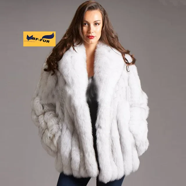 High Quality Hot selling Women Genuine Fox Fur Coats Jackets Fashion