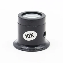 Jeweler Watch Magnifier Tool 10X Monocular Magnifying Glass Loupe Lens Eye Magnifier Len Repair Kit Tool monocular magnifying glass with led light measuring 10x jeweler tool eye reading magnifier eyewear different lens choices