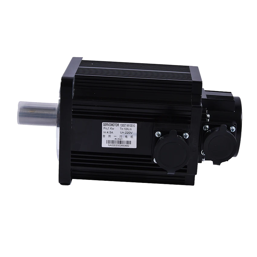 

1 PC 220V 1000W 4.5A 1000RPM servo motor AASD series AC servo motor 130ST-M10010