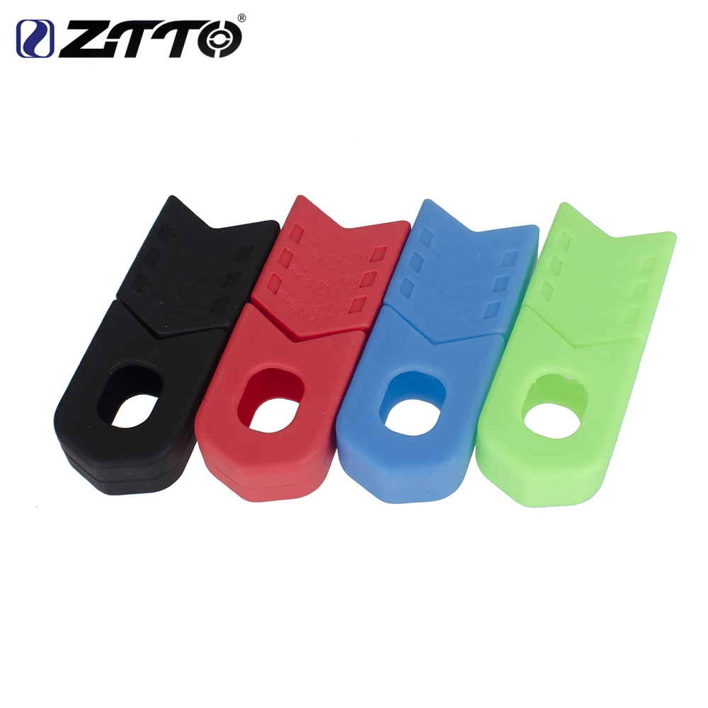 

ZTTO Mountain Bike MTB Road Bike Crank Protector Silicone Gel Cover Protective Sleeve Bicycle Boots Bicycle Accessories