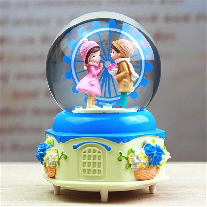 Carillon Scatole Musicali Ballerina механизм Carrossel Snow Globe De Musica карусель Boite A Musique Caja музыкальная шкатулка - Цвет: Version O