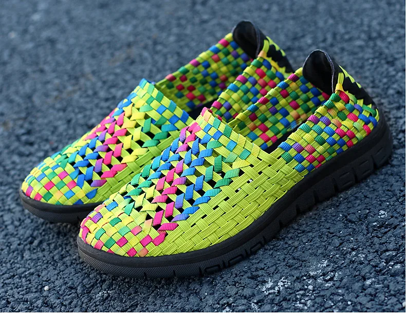 2019 Summer Women Woven Flats Shoes Ballerina Ballet Flats Ladies Slip on Loafers Female Footwear Flat Sneakers Shoes (12)