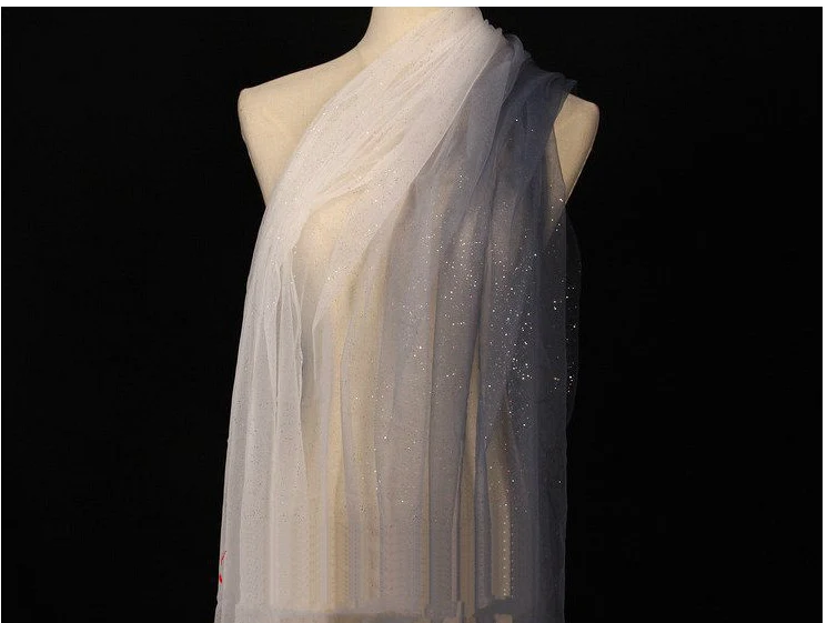 GLace 1 м/лот 8 цветов градиент звездный узор бронзовая сетка блестящая ткань дизайнерская креативная свадебное платье TX1142