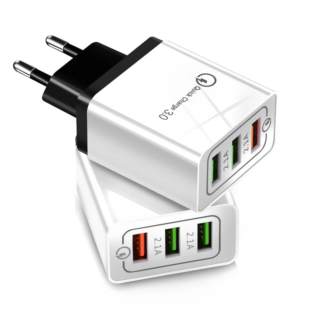 

GSS USB Charger quick charge 3.0 for iPhone X 8 7 iPad Fast Wall Charger for Samsung S9 Xiaomi mi 8 Huawei Mobile Phone Charger