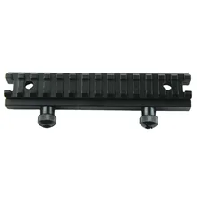 Funpowerland Тактический 0,5 дюймов Высота 13-слот прозрачная полный Размеры Riser Гора 20 мм Уивер/Пикатинни рельсы