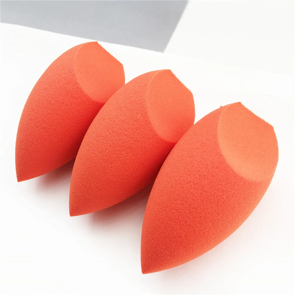 Спонж для растушевки косметики bdbeauty 3D чистый оранжевый мягкий косметический