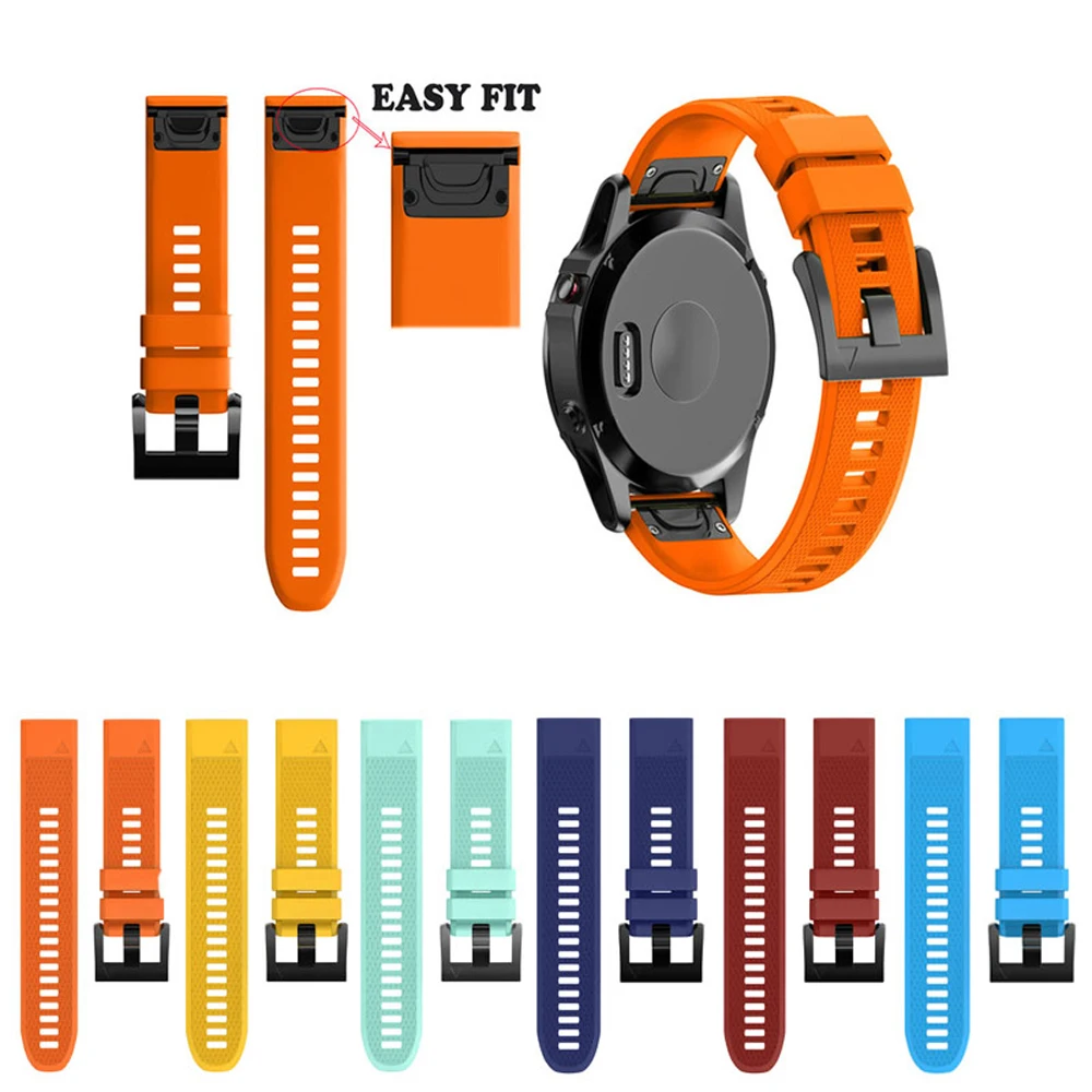 

22 26MM Quick Release Strap Watchband for Garmin Fenix 5 5X Fenix3 3 HR Forerunner935 Watch Easyfit Replacement Wrist Band Strap