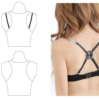 

5pcs/lot Circular Invisible Bra Buckle Clips Perfect Adjust Wedding Bra Strap Clip Holder Underwear Accessories for Women C0007