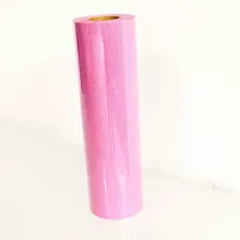 50x50 см/2" x20" Холо розовый блеск HTV ТПУ тепла Пресс передачи винил железо- на Футболка модная одежда