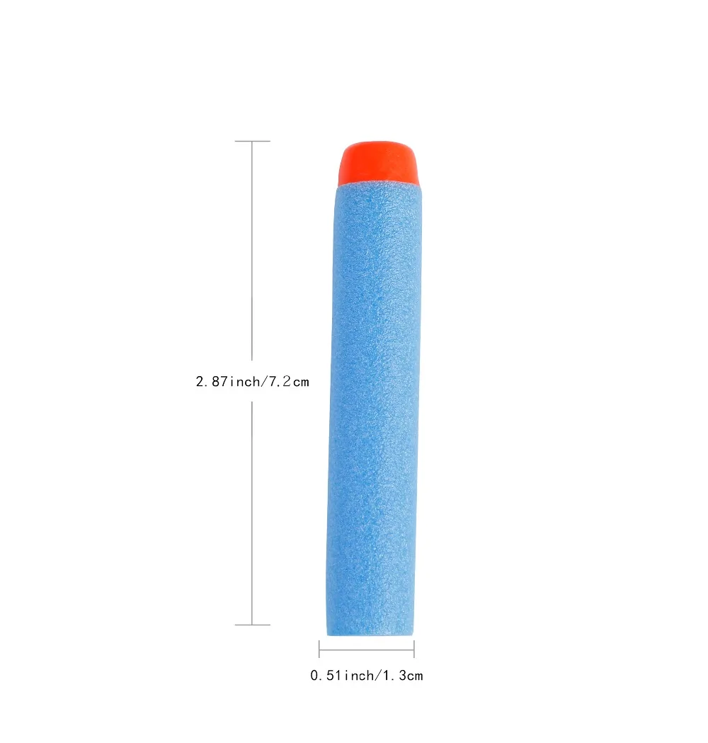 50 шт. для Nerf пулями мягкими дырочку головы 7 2 см заправка игрушка дартс оружейные
