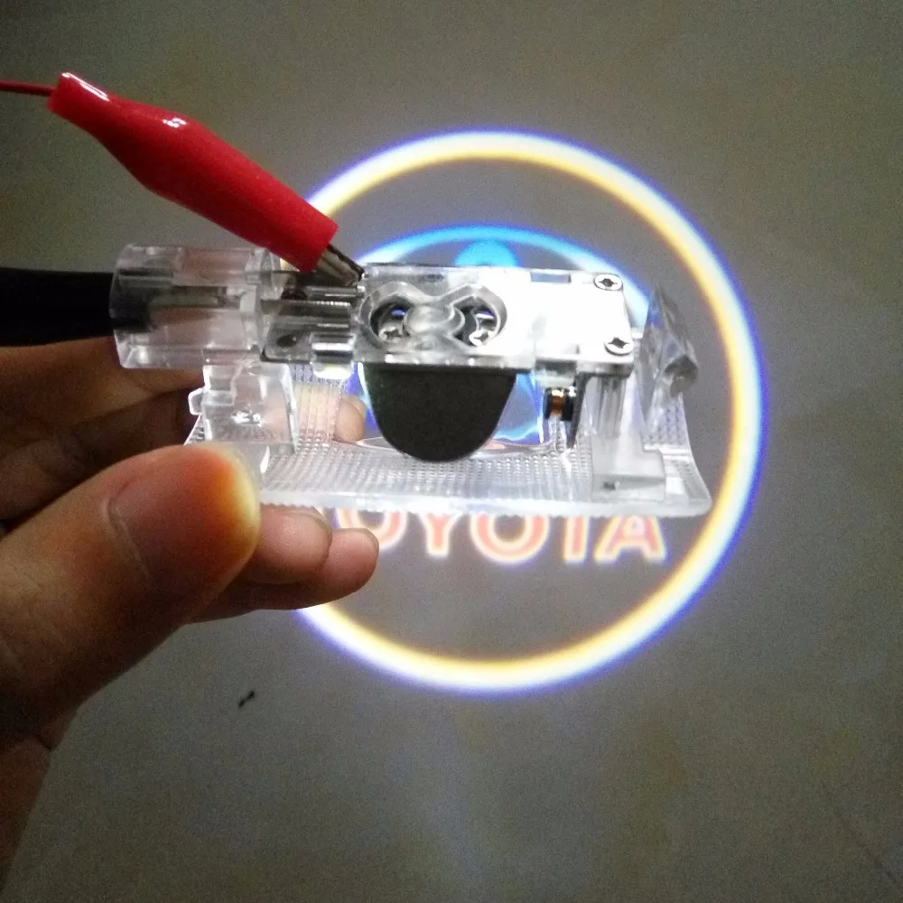 

2X car Door welcome light led projector lamp For toyota Highlander Camry corolla EZ Reiz crown prius Land Cruiser Ghost Shadow