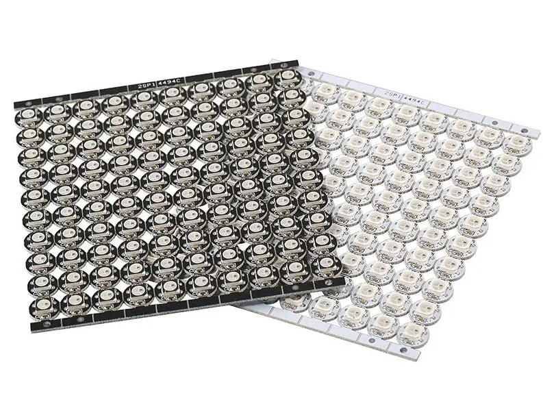 100 шт. Обломок СИД 5050 SMD RGB Пиксел Совета WS2812B WS2811 IC СВЕТОДИОДНЫЙ Модуль PCB Чип 5 В DC