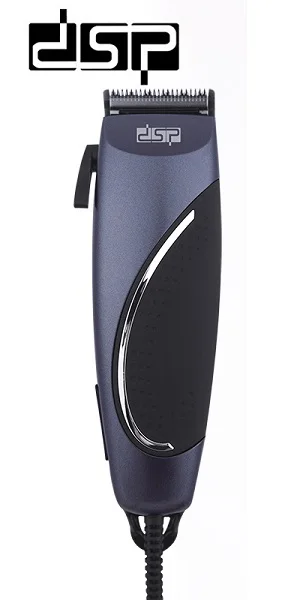 DSP E-90031, профессиональная электрическая машинка для стрижки волос, титановое стальное лезвие, триммер для волос, машинка для стрижки волос, инструмент для бритья - Цвет: Серый