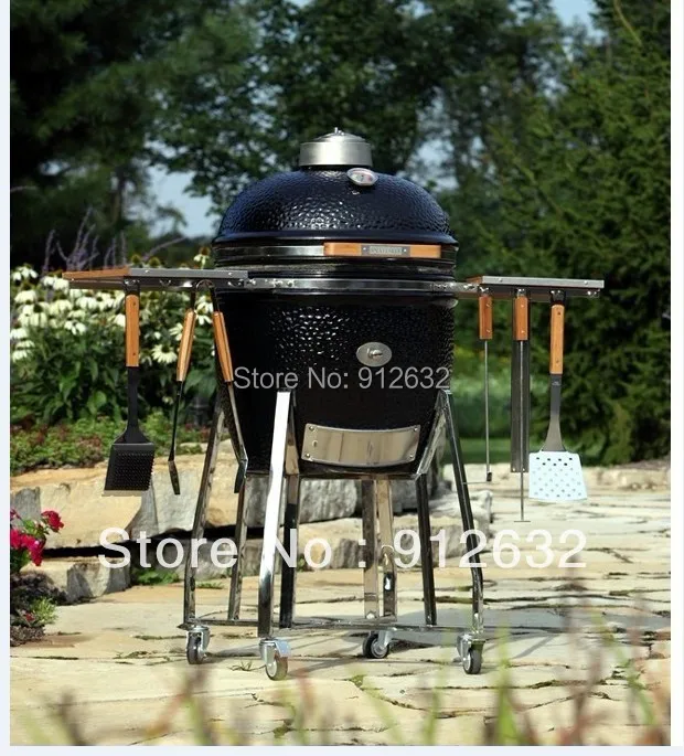 23.5''inch ceramic grill ceramic pressure barbeque cooker big smokers