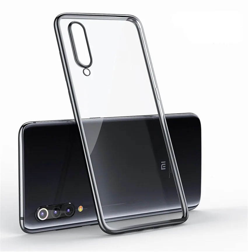 For Xiaomi Mi 9 Case 3D Laser Plating Bumper TPU Soft Clear Cover For Xiaomi Mi 9 SE Xiomi Mi9 Transparent Phone Cases (13)