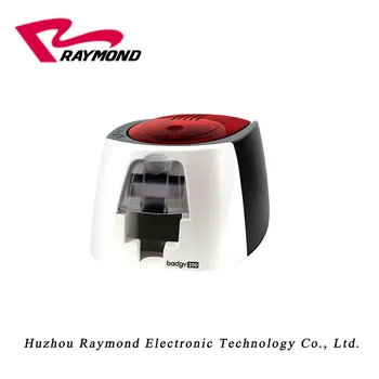 

( Customized order ) Evolis Badgy200 card printer with 3pcs CBGR0100C YMCKO and 1pc CBGR0500K black ribbons