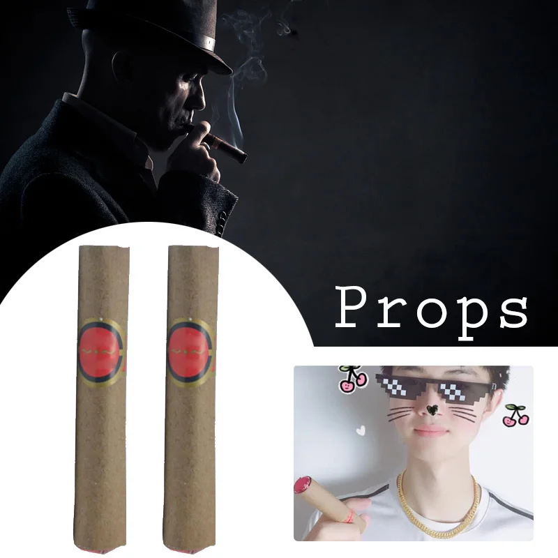 

Fake Cigarette Cigar Toy Smoke Halloween Festival Party Adult Fun Prank Tricky Fake Smoking Cigar Toy Party Cosplay Props