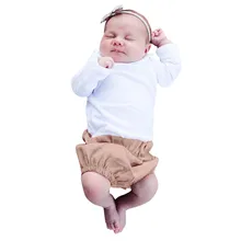 ARLONEET, милые штанишки для новорожденных, шорты, PP штаны, хлопковые однотонные шорты BlendTriangle для девочек, летние штаны для малышей