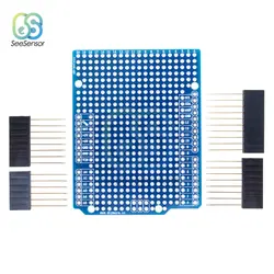 Прототип PCB Плата расширения для Arduino ATMEGA328P UNO R3 щит FR-4 волокно макет PCB 2 мм 2,54 мм Шаг с контакты