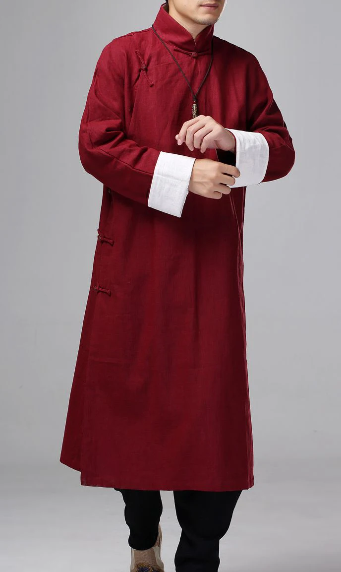 

CUSTOMIZE IP MAN Linen shaolin KUNG FU Wudang tai chi uniforms wushu WING CHUN suits taoist robe clothing red/blue/black