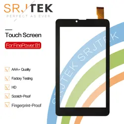 SRJTEK 7 "Touch для FinePower B1 Tablet PC Сенсорный экран Панель планшета Стекло Сенсор Запчасти для авто для FinePower B1