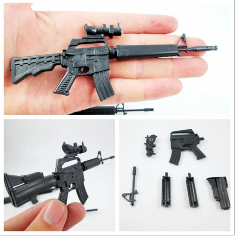 10pcs/lot new mini children's DIY Gun assemble Gun toy submachine guns