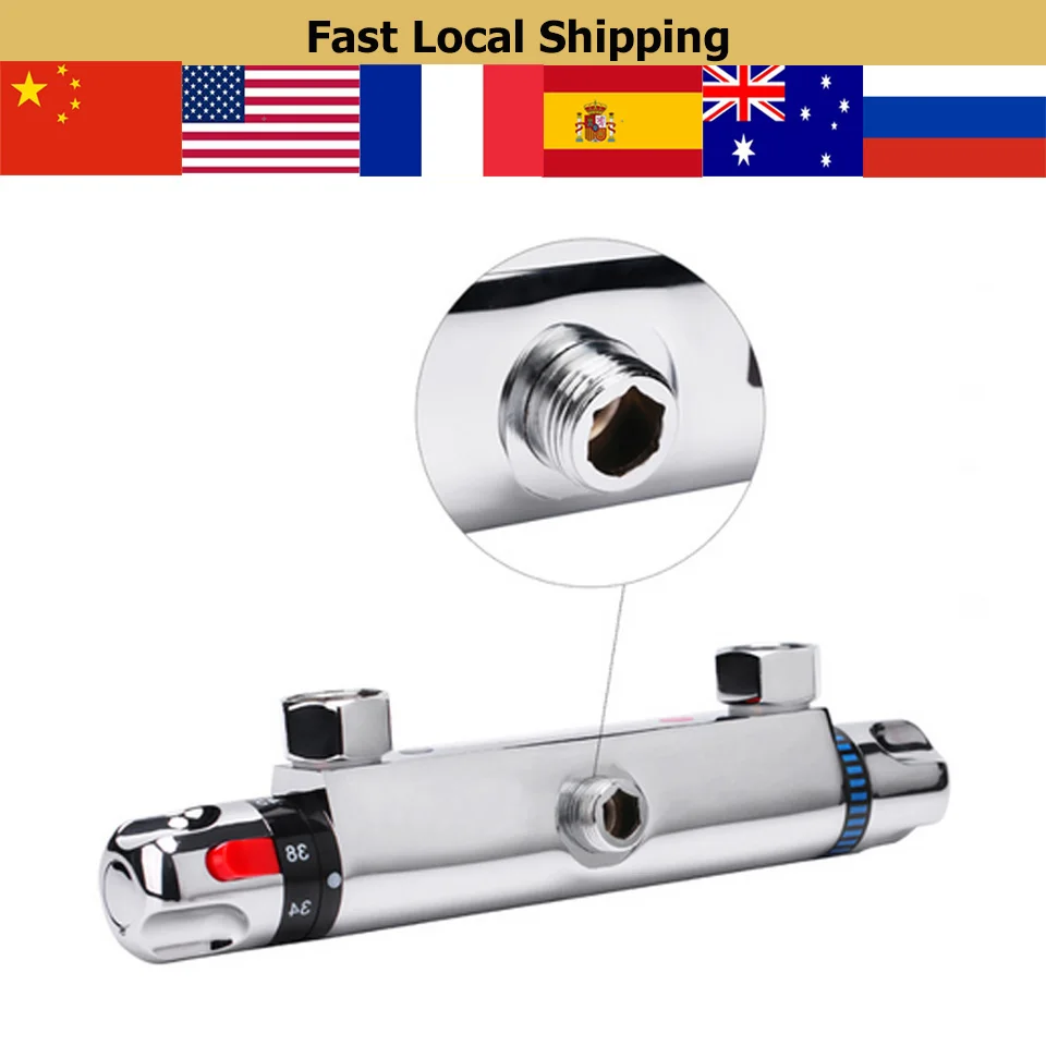 Thermostatic Shower Mixer Bar Replacement Valve Thermostatic Mixer Valve Wall Mounted Shower