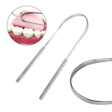 1 шт. язык из нержавеющей стали скребок плохой подметатель дыхания держать дыхание свежий гигиены полости рта Инструмент Уход за полостью рта поставка Лидер продаж