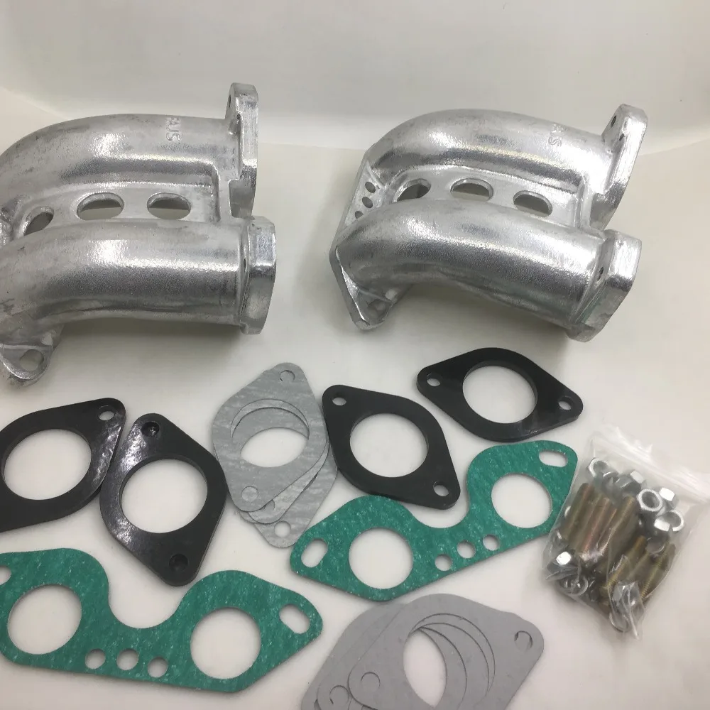SherryBerg FAJS DUAL INTAKE MANIFOLDS KIT FOR PORSCHE 914 WEBER IDF DELLORTO DRLA EMPI carburetor/carb manifold