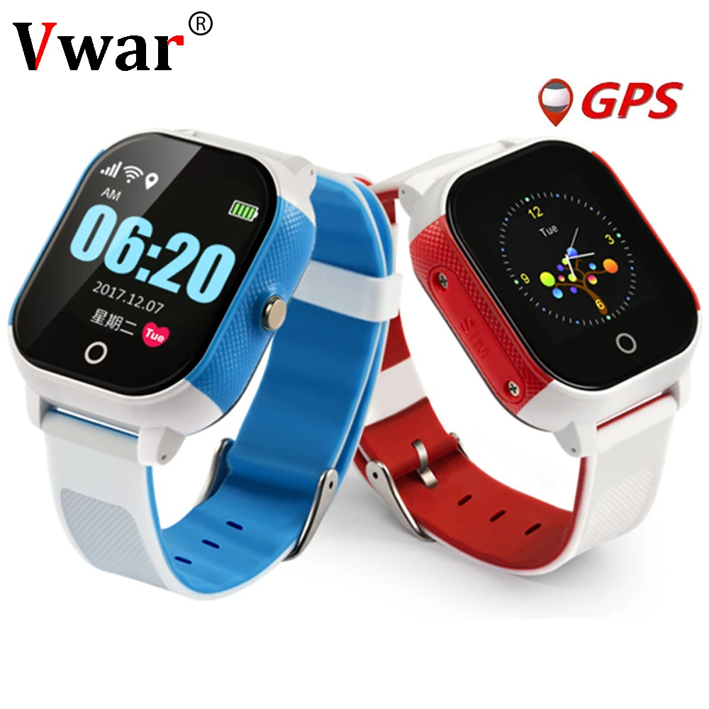 

Vwar B25 Waterproof GPS WIFI smart watch kids Watch clock SOS Call Location Device Tracker children Baby Safe Anti-Lost Monitor