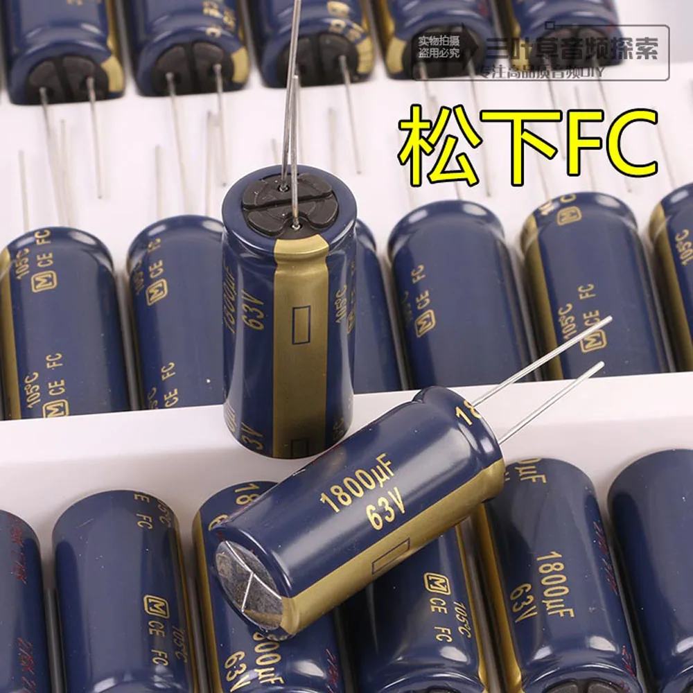 

63v 1800uf Original Audio NI-PPON CHEMI-CON NCC Ruby-con Pana-sonic Electrolytic Capacitor Capacitance Radial 18x40mm 18x36mm
