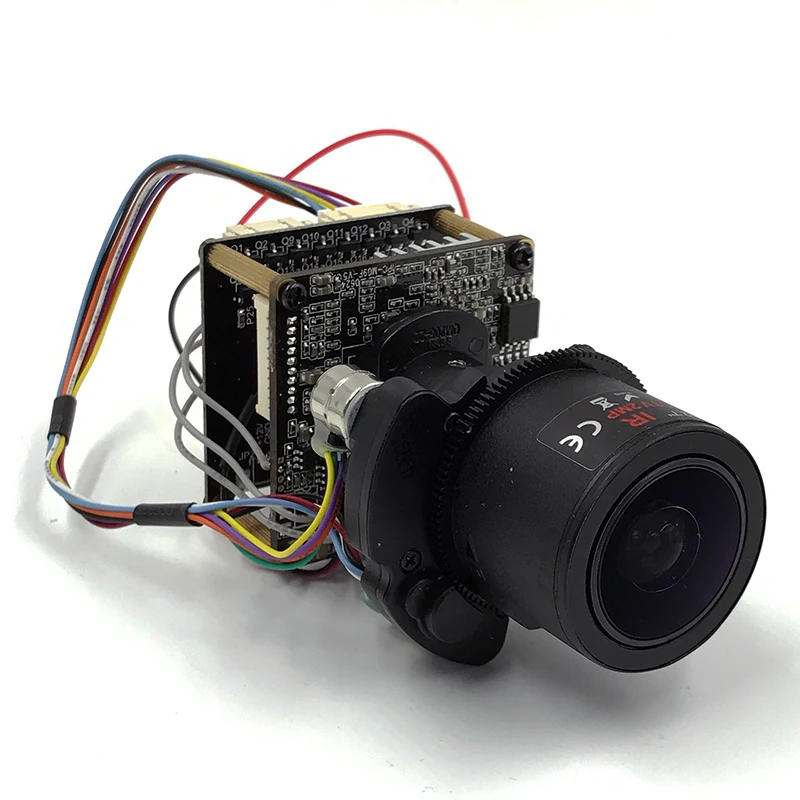  2.8-12mm Motorized Zoom Lens Starlight 2MP 1080P IP Board Camera Module Network Memory Card Slot IMX291 Hi3516D  (SIP-E291DMTLC) 