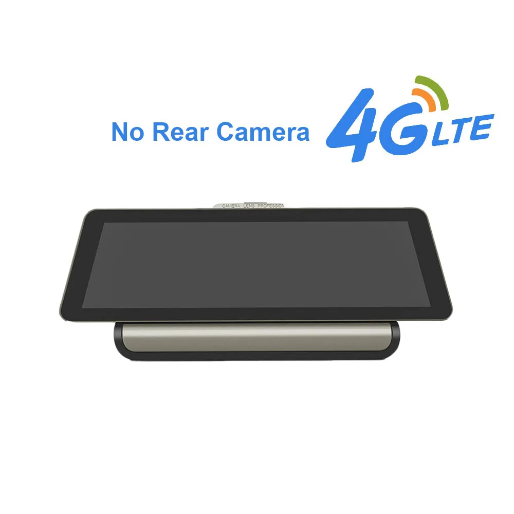 10 ''сенсорный экран 3g 4G Wifi зеркало заднего вида автомобиля dvr камера 1080P камера gps навигация ADAS Авто регистратор двойной объектив камера - Название цвета: 4G No Rear Cam