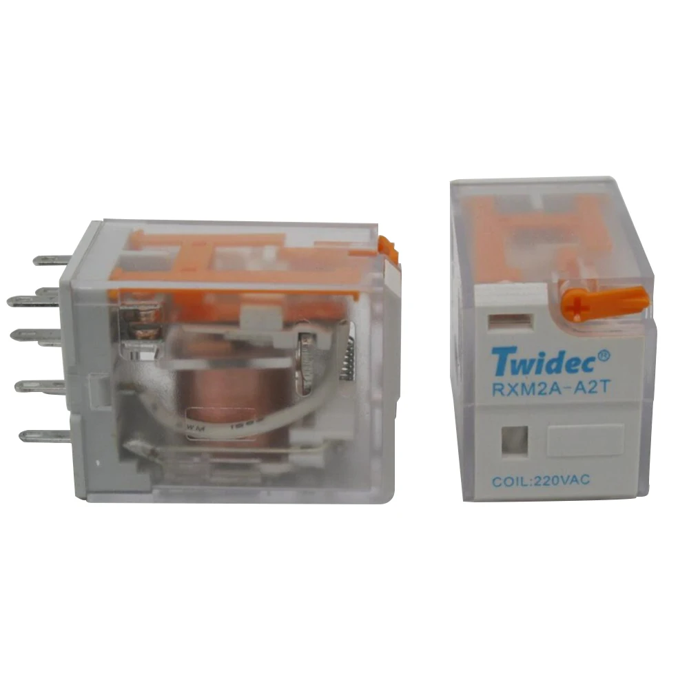 High quality HH52P MY2NJ 10A relay 220V AC coil general purpose DPDT