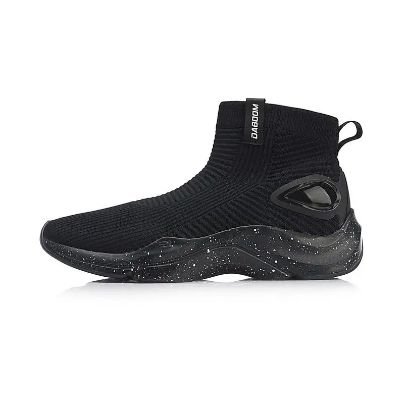 Li-Ning/Мужская прогулочная обувь DABOOM для отдыха; спортивная обувь из дышащей ткани с высоким вырезом и подкладкой; кроссовки; AGLN121 SOND18 - Цвет: AGLN121-4H