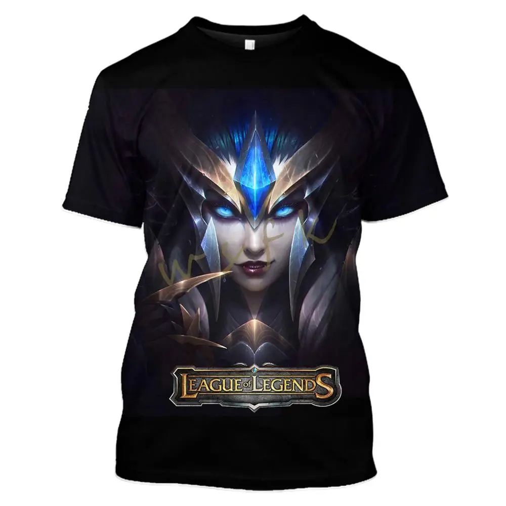 

Impression 3D T-shirt homme de style Harajuku League of Legends - T-shirt а encolure arrondie pour hommes