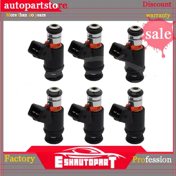 

6pc Fuel injector for Volkswagen VW Golf Jetta EuroVan 2.8 V6 IWP022 805000348303 021906031D 021906031B FJ573